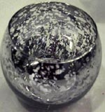 Silver Mottled Globe Night Light Holder